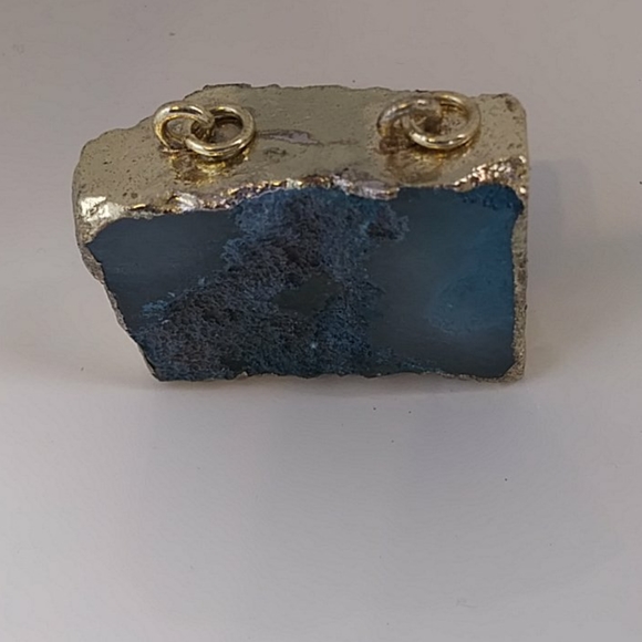 Druzy Raw Charm Pendant Jewelry Peice - Picture 2 of 8